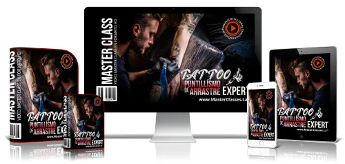Portada del curso TATTOO: PUNTILLISMO DE ARRASTRE EXPERT
