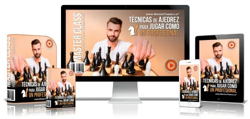 Portada del curso TÉCNICAS DE AJEDREZ PARA JUGAR COMO UN PROFESIONAL