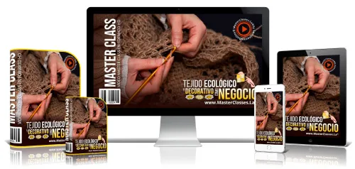 Portada del curso TEJIDO ECOLÓGICO Y DECORATIVO COMO NEGOCIO