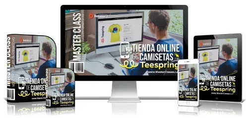 Portada del curso TIENDA ONLINE DE CAMISETAS CON TEESPRING
