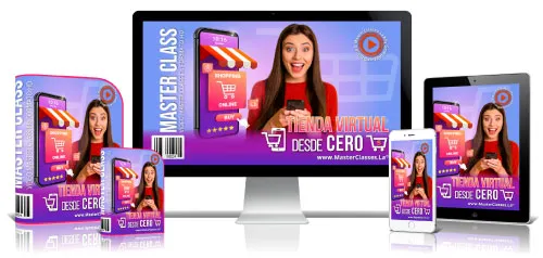 Portada del curso TIENDA VIRTUAL DESDE CERO