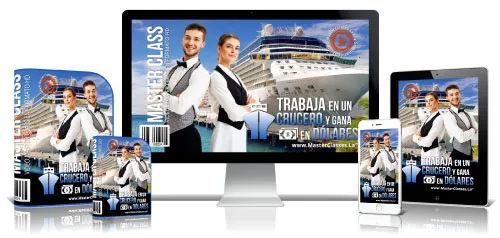 Portada del curso TRABAJA EN UN CRUCERO Y GANA EN DÓLARES
