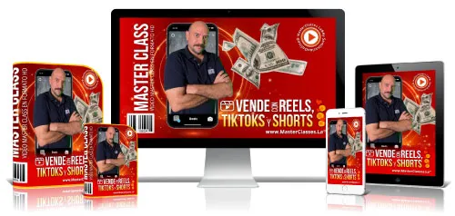 Portada del curso VENDE CON REELS, SHORTS Y TIKTOKS