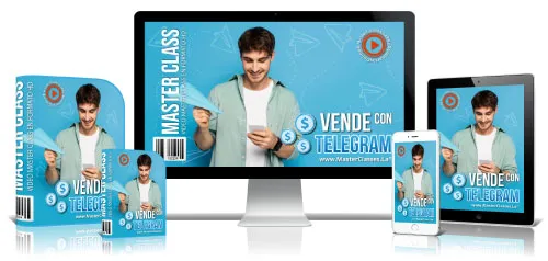 Portada del curso VENDE CON TELEGRAM