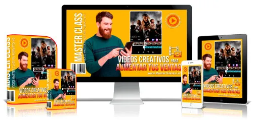 Portada del curso VIDEOS CREATIVOS PARA AUMENTAR TUS VENTAS