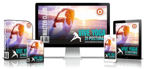 Portada del curso VIVE YOGA 31 POSTURAS