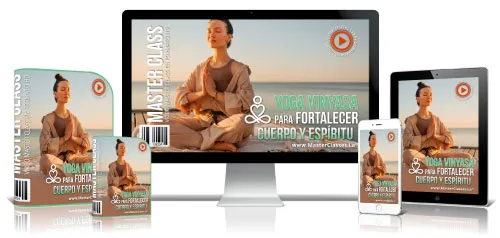 Portada del curso YOGA VINYASA PARA FORTALECER CUERPO Y ESPÍRITU