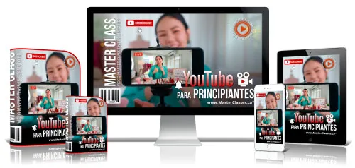 Portada del curso YOUTUBE PARA PRINCIPIANTES